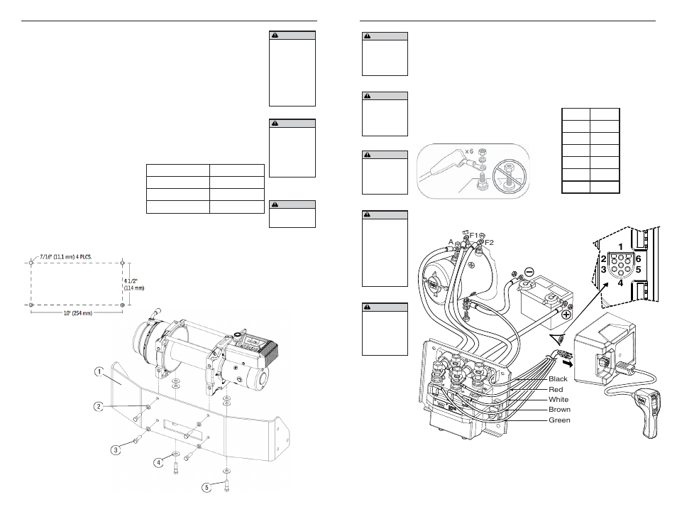 WARN M15000 User Manual | Page 6 / 20
