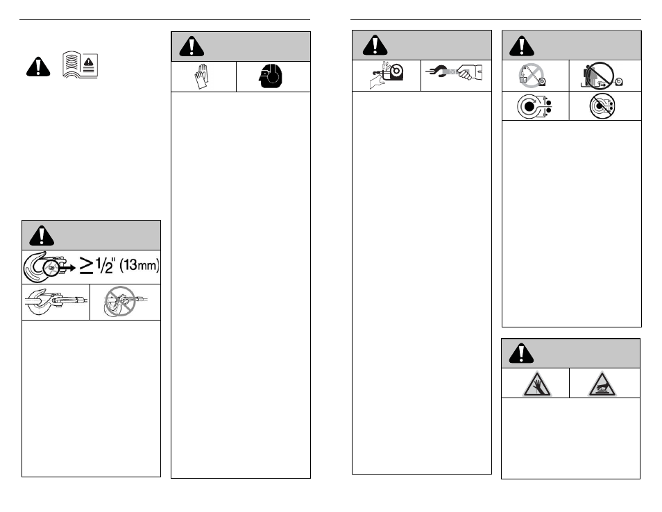 Warning, Warnings and cautions | WARN 16.5ti User Manual | Page 4 / 20