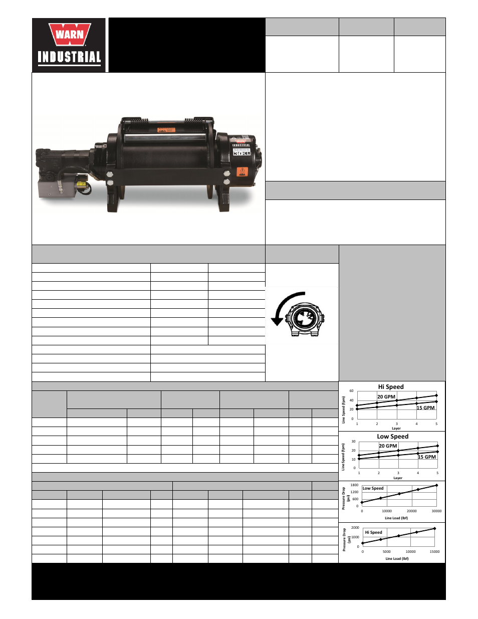 WARN 30XL-LP 81617 User Manual | 2 pages