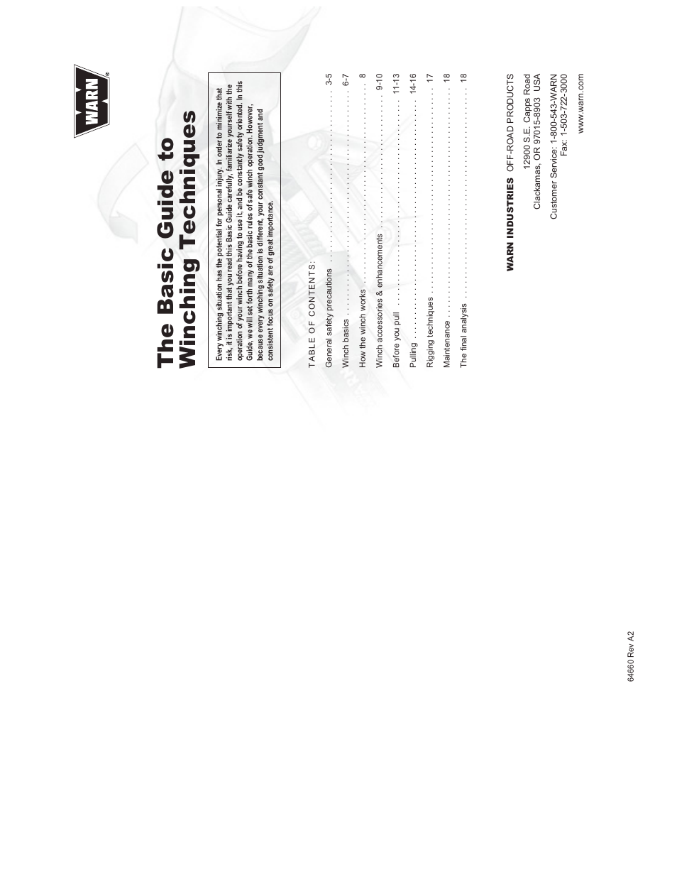 WARN SNATCH BLOCK User Manual | 30 pages