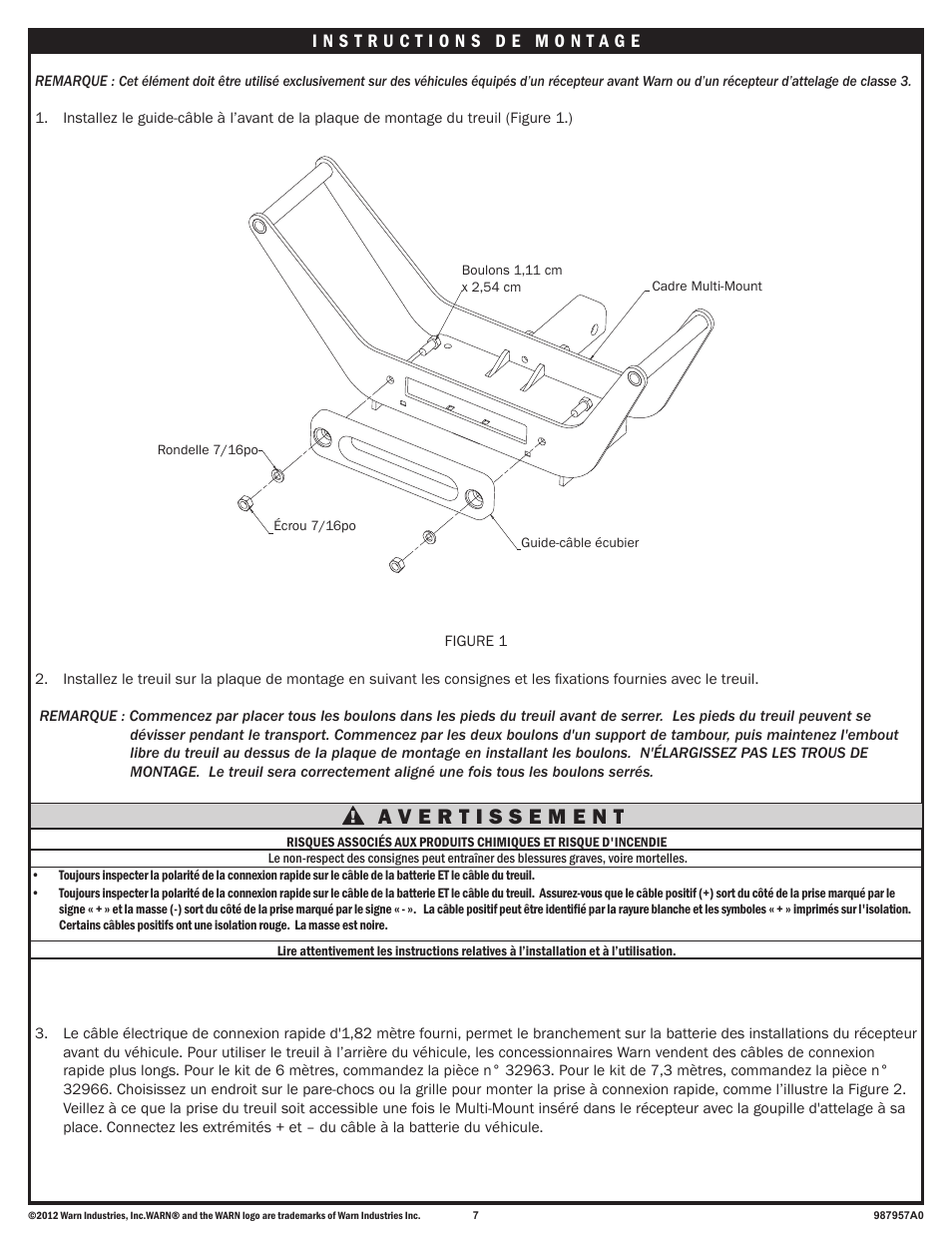 WARN ZEON 10 User Manual | Page 7 / 12