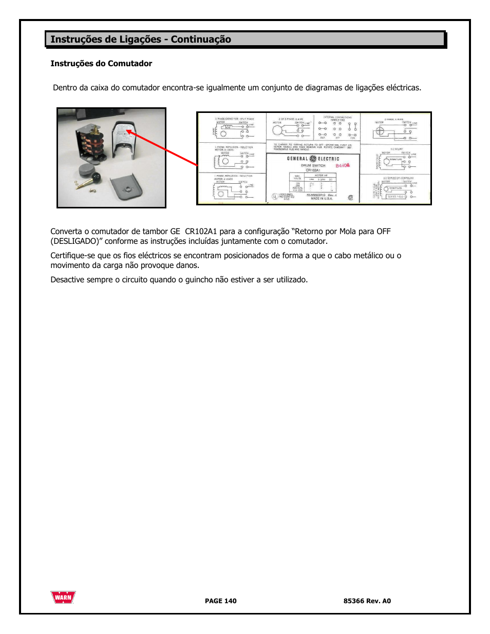 WARN 3000 ACI User Manual | Page 140 / 144