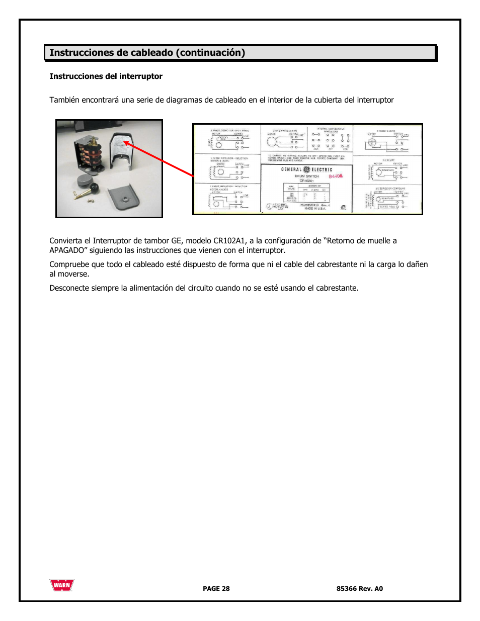 WARN 3000 ACI User Manual | Page 28 / 144