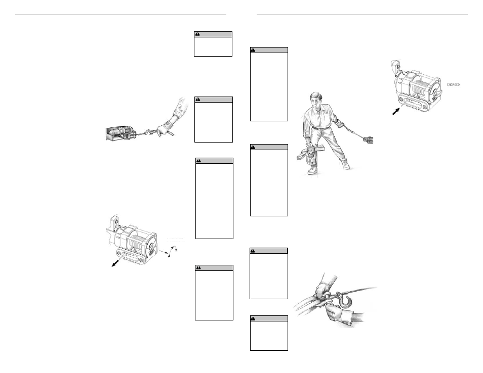 Antes de usar el cabrestante, Before you pull | WARN 1500 AC User Manual | Page 11 / 30