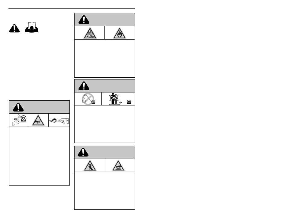Warning, Warnings and cautions | WARN 1500 AC User Manual | Page 2 / 30