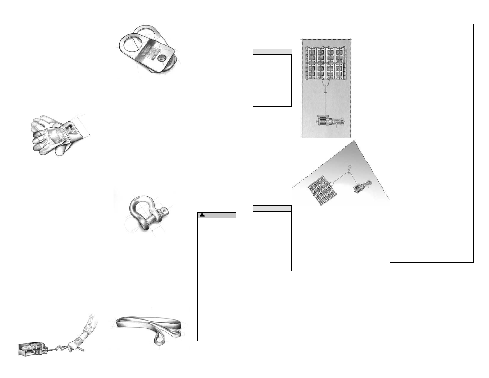 Accessoires de treuillage utiles, Treuillage | WARN 1500 AC User Manual | Page 28 / 30