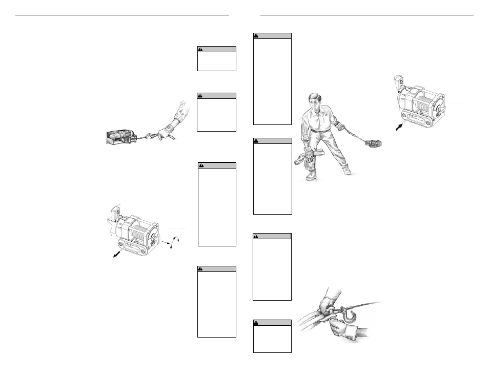 Avant de treuiller | WARN 1500 AC User Manual | Page 30 / 30