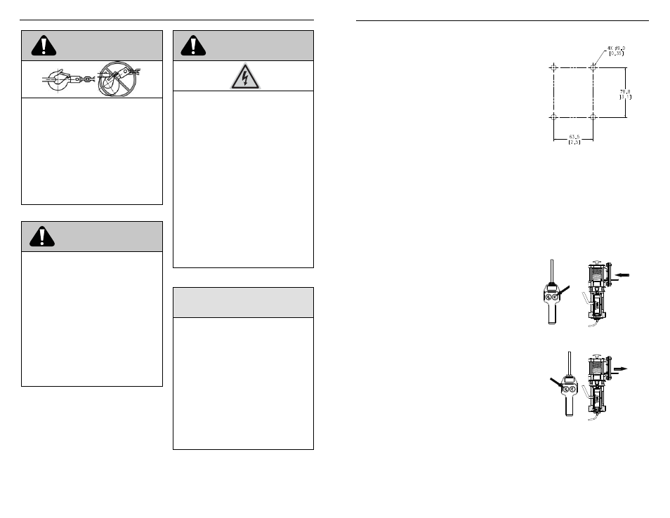 Notice warning, Warning | WARN 1500 AC User Manual | Page 4 / 30