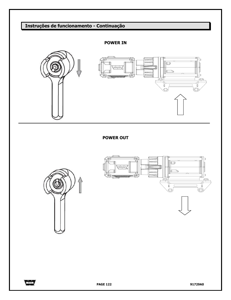 WARN 4000 DC User Manual | Page 122 / 126