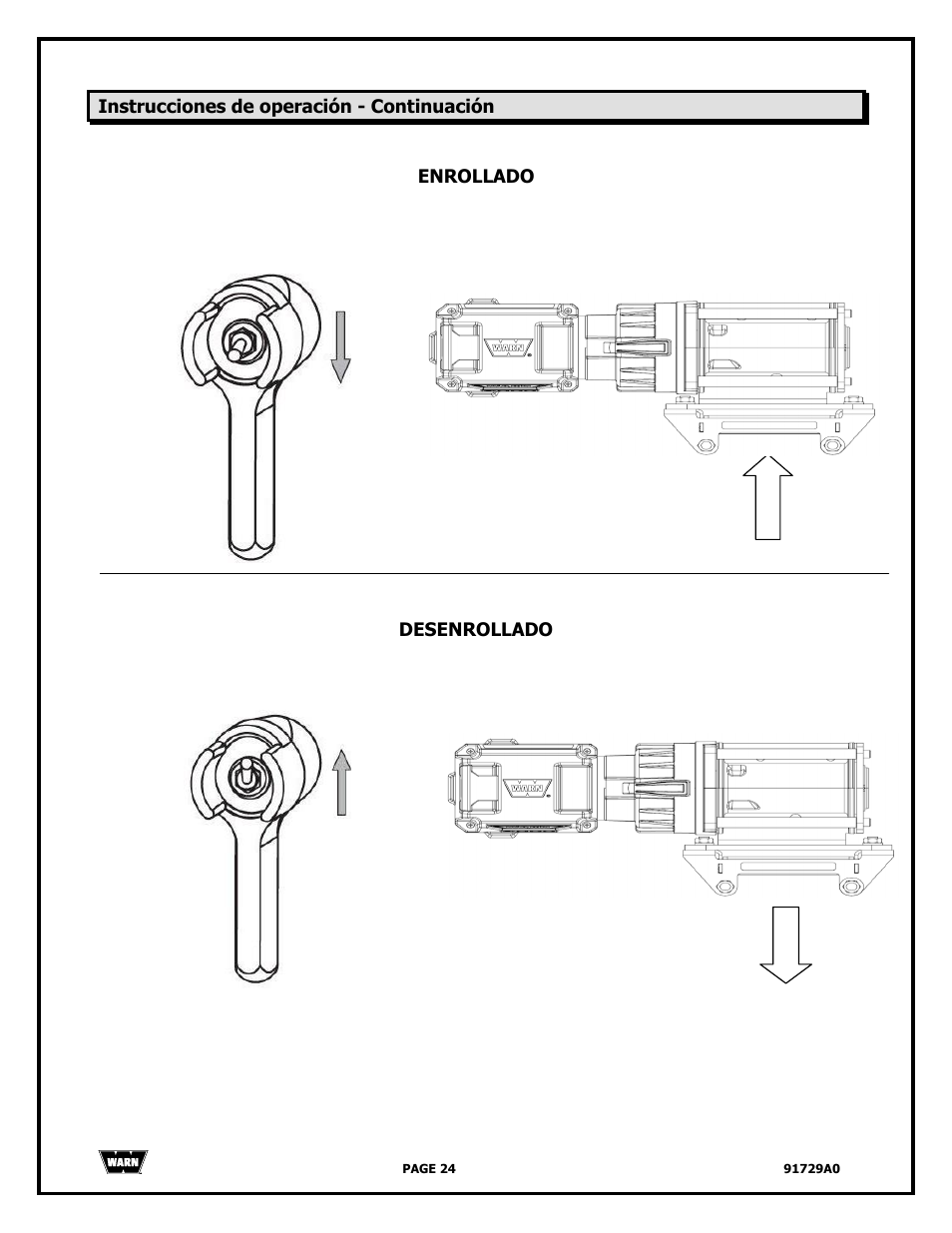 WARN 4000 DC User Manual | Page 24 / 126