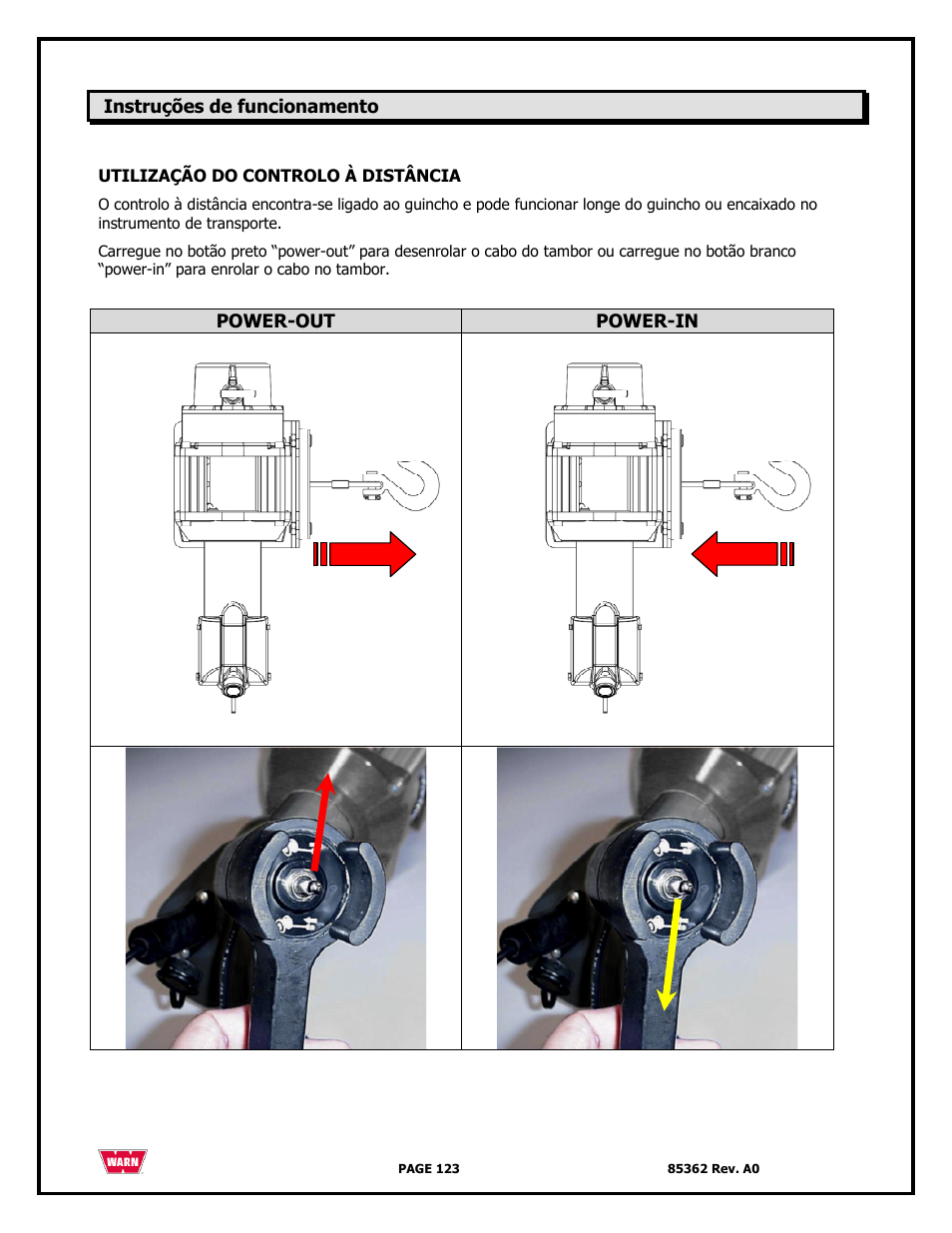 WARN 4700 DC User Manual | Page 123 / 127