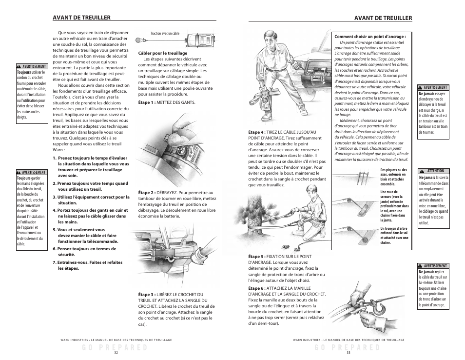 WARN Tabor 12K User Manual | Page 19 / 33