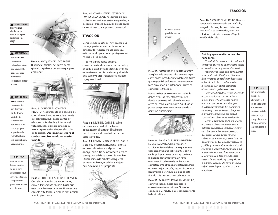 WARN Tabor 12K User Manual | Page 30 / 33
