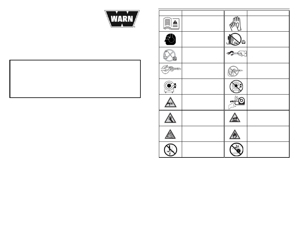 WARN XD9000i User Manual | Page 21 / 38