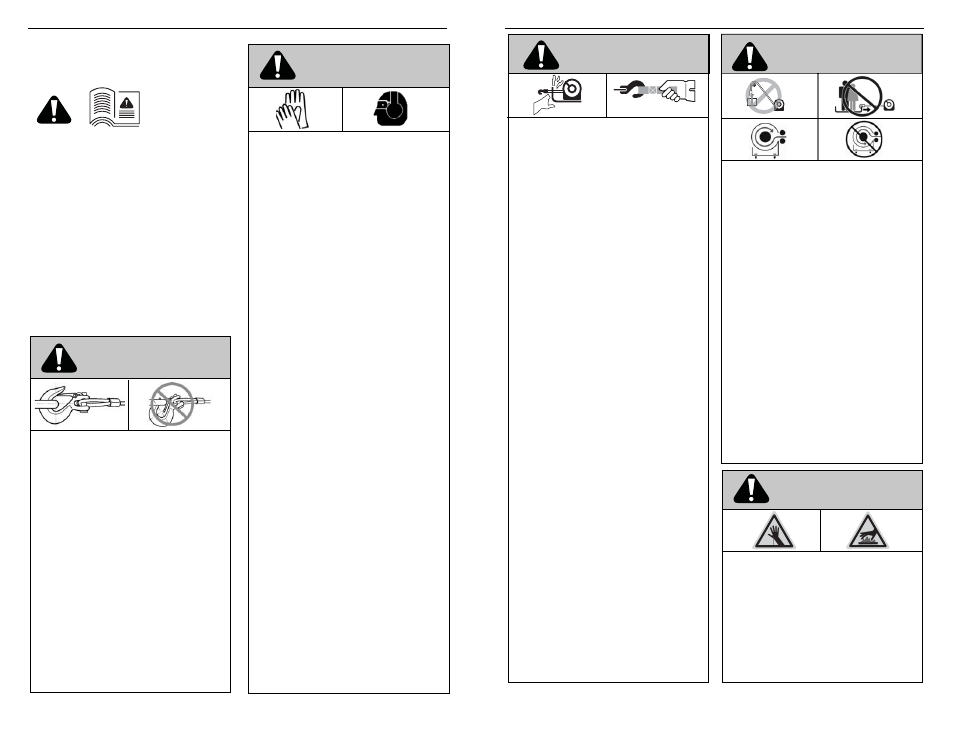 Achtung, Warnhinweise und vorsichtsmaßnahmen | WARN XD9000i User Manual | Page 22 / 38