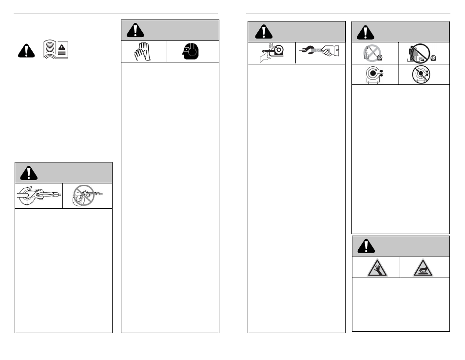 Avvertenze e indicazioni di attenzione avvertenza, Avvertenza | WARN XD9000i User Manual | Page 28 / 38