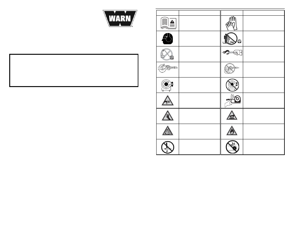 Vinsch installation och bruksanvisning | WARN XD9000i User Manual | Page 33 / 38