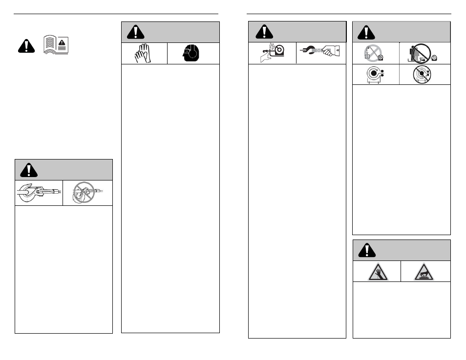 Fara, Varningar och försiktighetsåtgärder | WARN XD9000i User Manual | Page 34 / 38