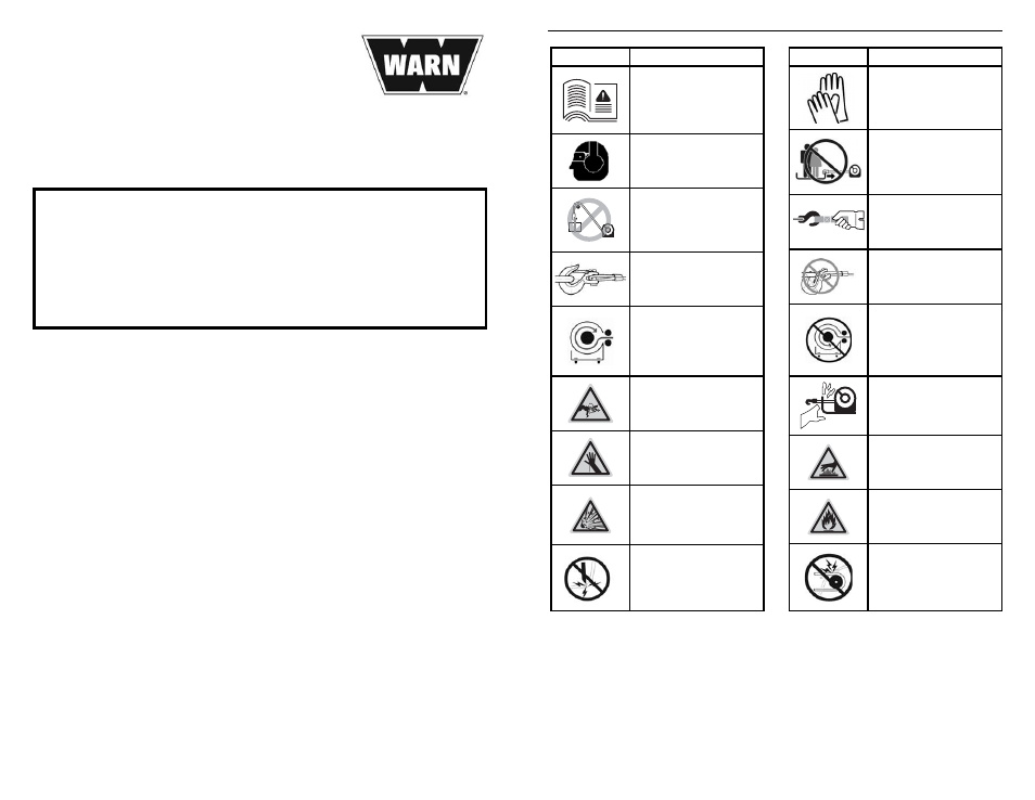 WARN XD9000i User Manual | Page 9 / 38