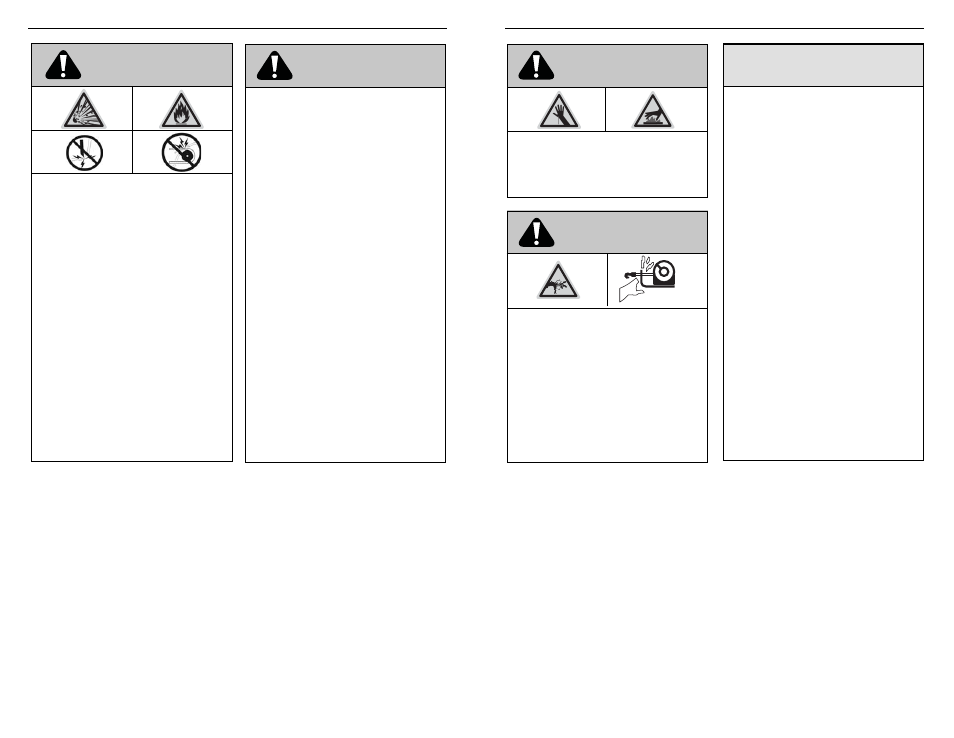 Warning, Notice caution, Caution | WARN 9.0Rc User Manual | Page 5 / 10