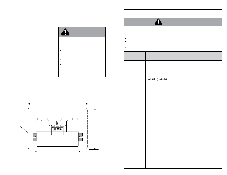 Warning, Achtung, Mounting the controller (electric hoists) | WARN HY3000 INDUSTRIAL HOIST User Manual | Page 77 / 82