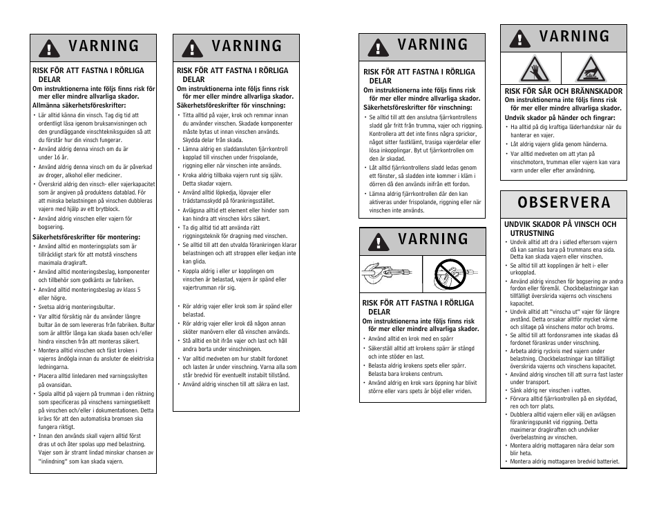 WARN WIRELESS CONTROL SYSTEM 90287 User Manual | Page 20 / 42