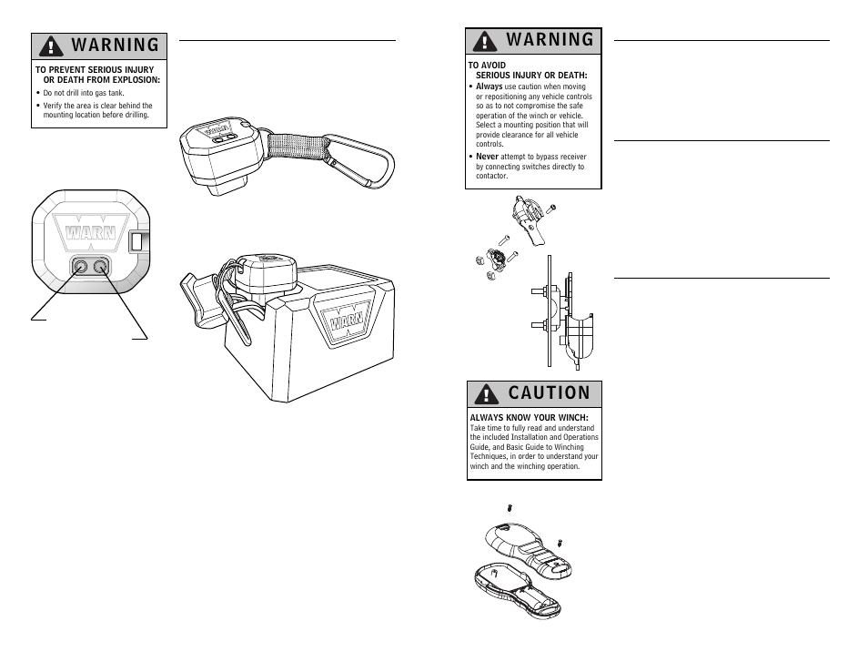 WARN WIRELESS CONTROL SYSTEM 90287 User Manual | Page 4 / 42