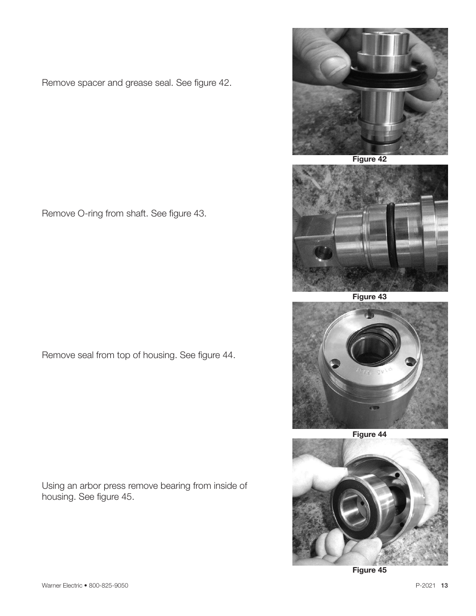 Warner Electric Dairy Cap Chuck User Manual | Page 13 / 24