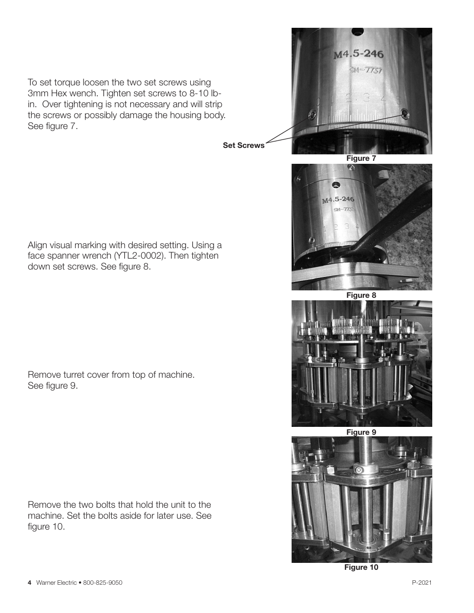 Warner Electric Dairy Cap Chuck User Manual | Page 4 / 24