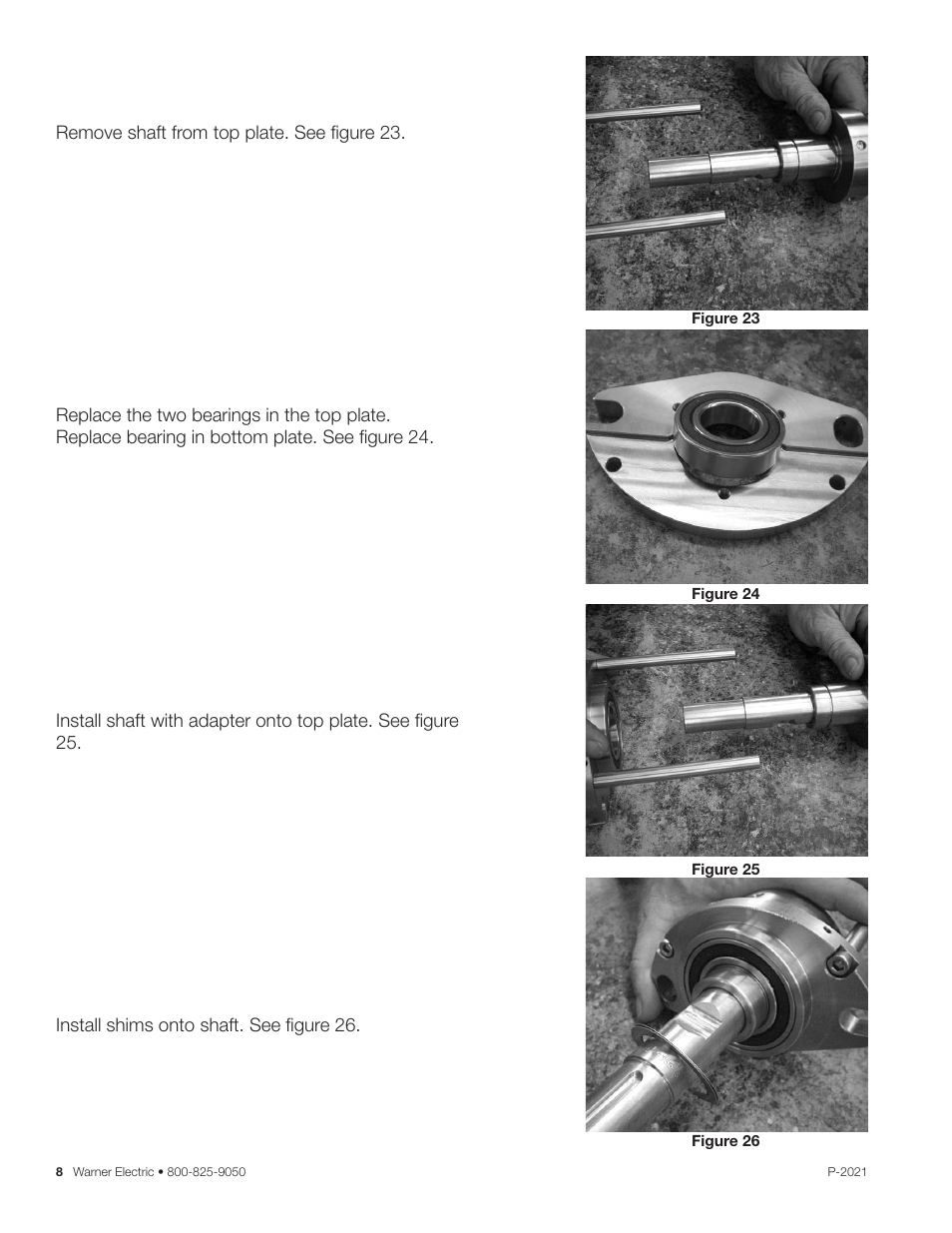 Warner Electric Dairy Cap Chuck User Manual | Page 8 / 24