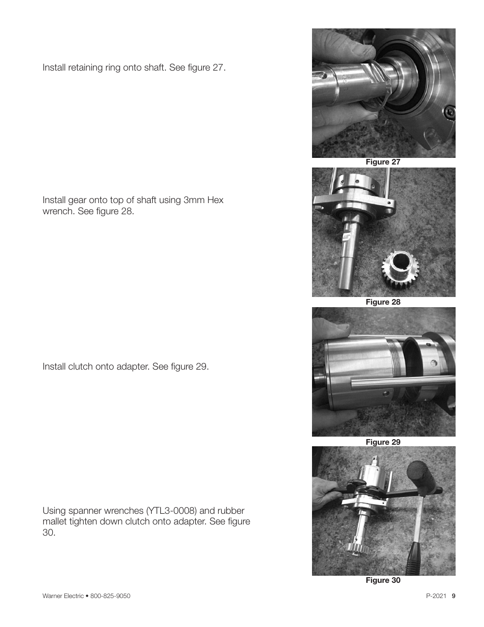 Warner Electric Dairy Cap Chuck User Manual | Page 9 / 24
