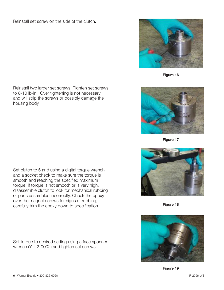 Warner Electric Dairy Capping Headsets User Manual | Page 6 / 10
