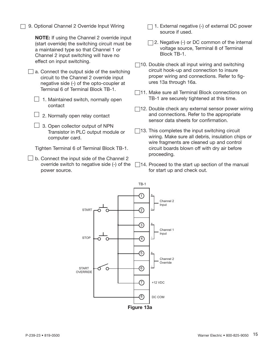 Warner Electric CBC-450 User Manual | Page 15 / 56