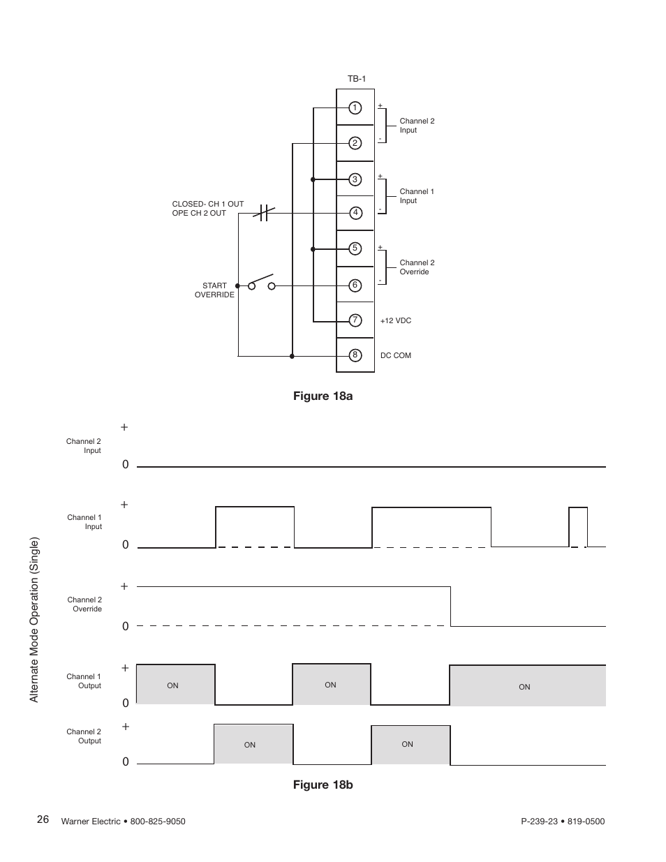 Figure 18b, Figure 18a | Warner Electric CBC-450 User Manual | Page 26 / 56