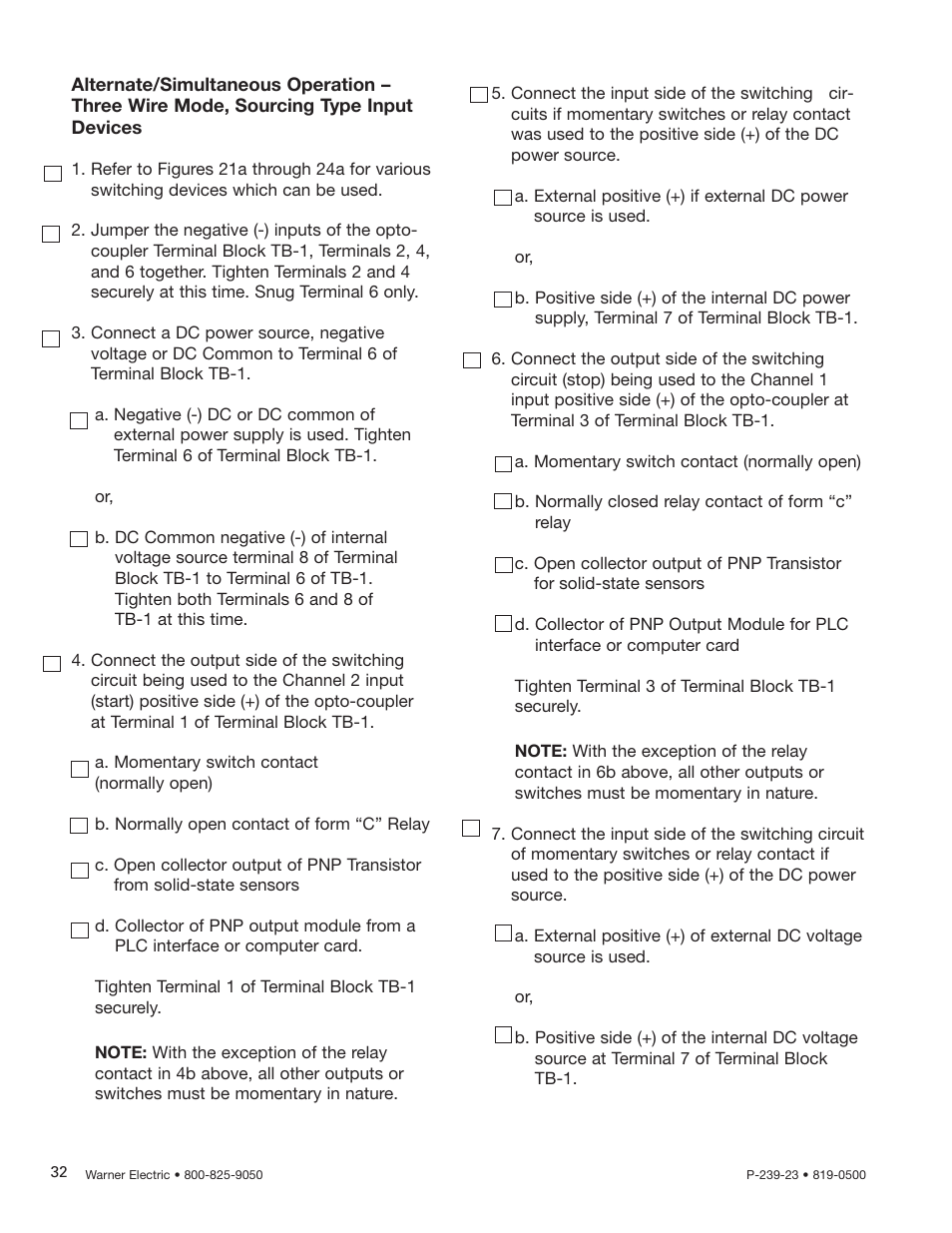 Warner Electric CBC-450 User Manual | Page 32 / 56