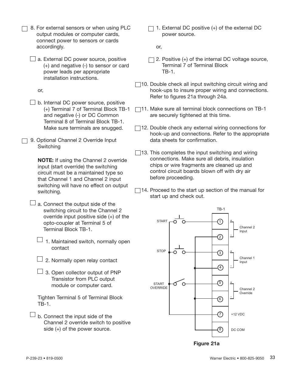 Warner Electric CBC-450 User Manual | Page 33 / 56