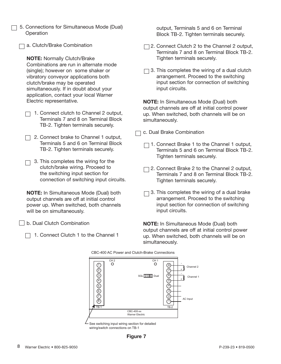 Warner Electric CBC-450 User Manual | Page 8 / 56