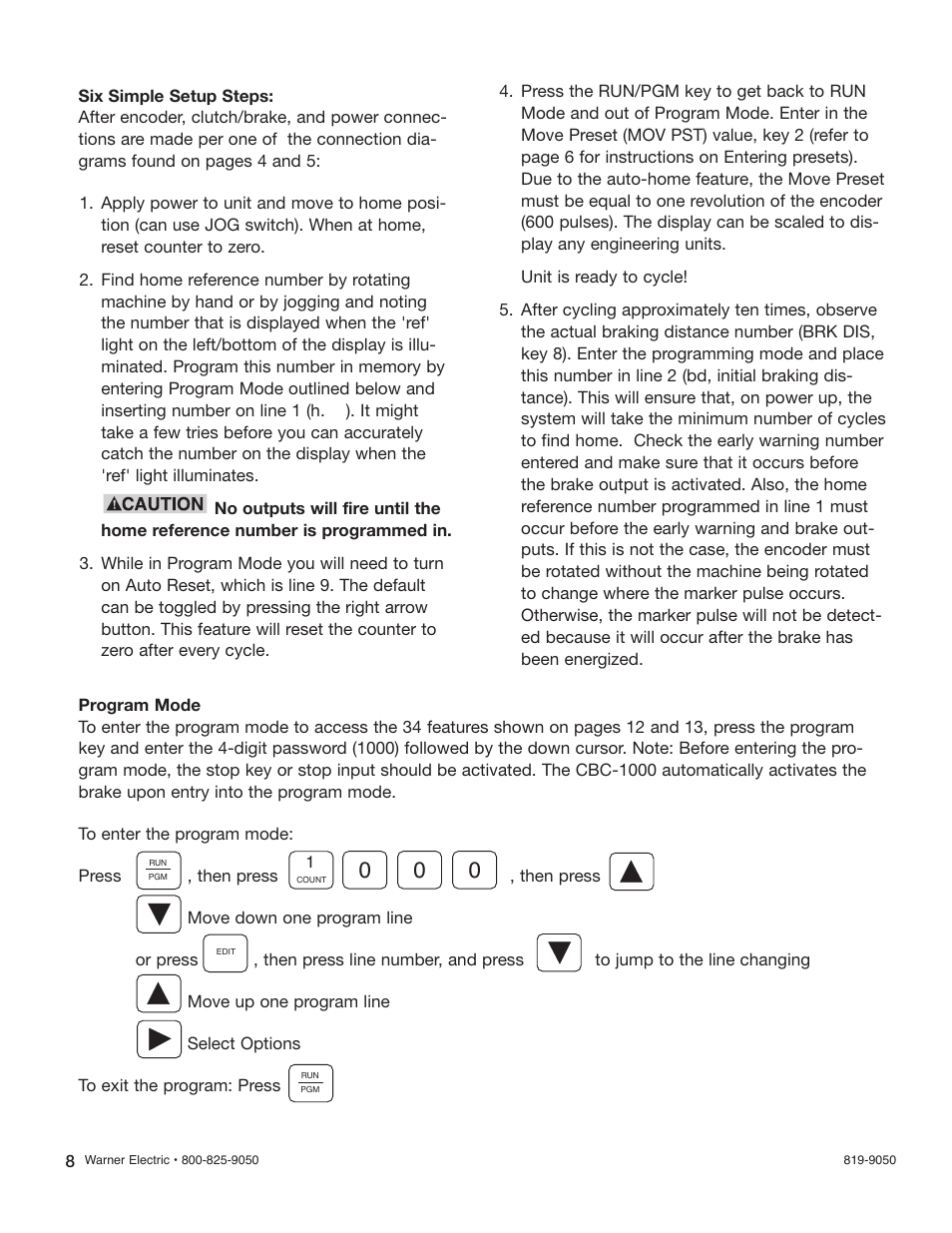 Warner Electric CBC-1550AHFC User Manual | Page 8 / 22