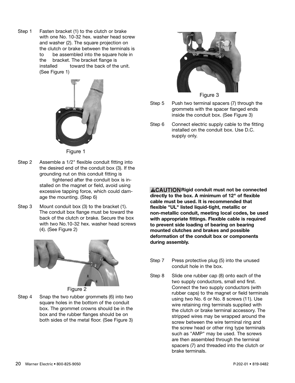 Warner Electric SFPBC-500, SFPBC-650 User Manual | Page 20 / 46