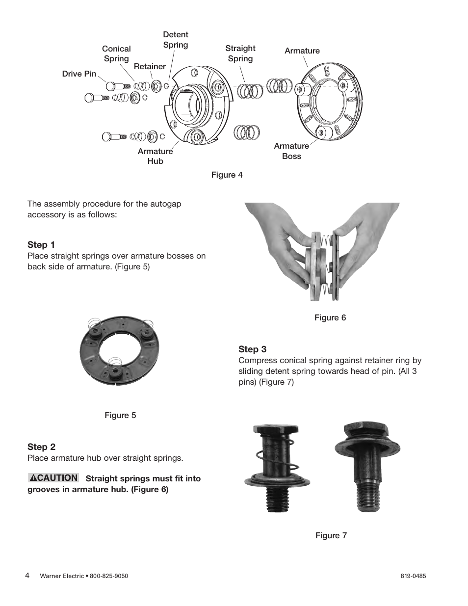 Warner Electric PB-650 Pin Drive User Manual | Page 4 / 24