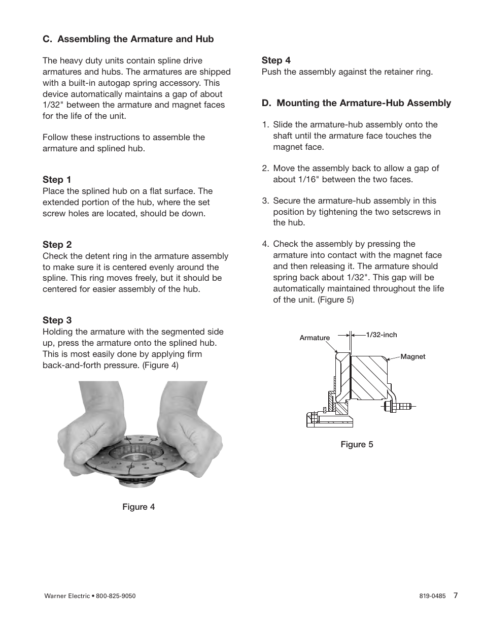 Warner Electric PB-650 Pin Drive User Manual | Page 7 / 24