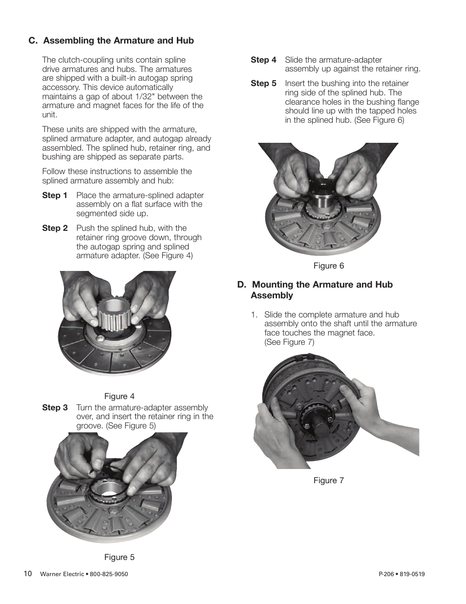 Warner Electric PCC-825, PCC-1000, PCC-1225, PCC-1525 User Manual | Page 10 / 42