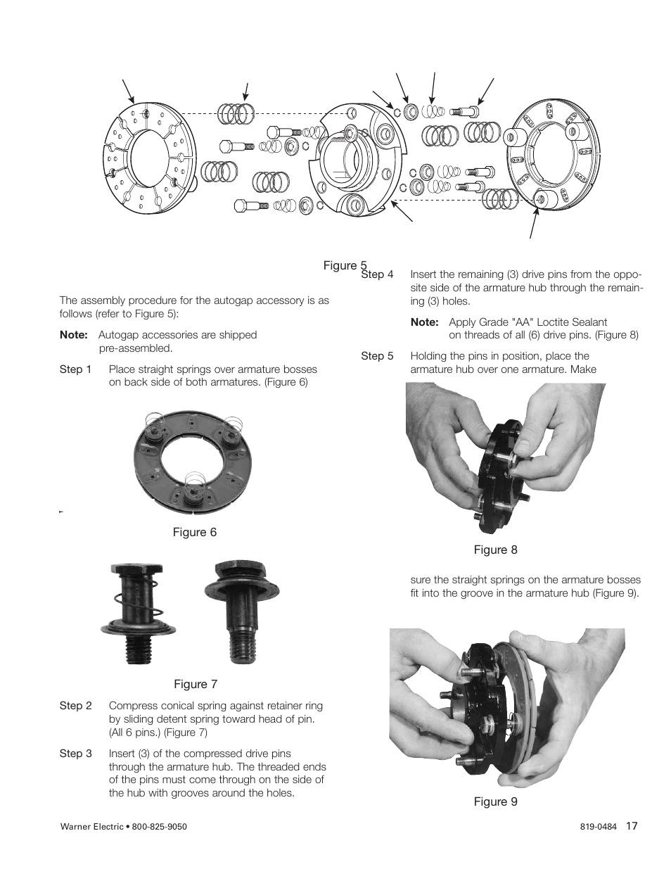 Warner Electric PCBC-500 Clutch_Brake Coupling User Manual | Page 17 / 35