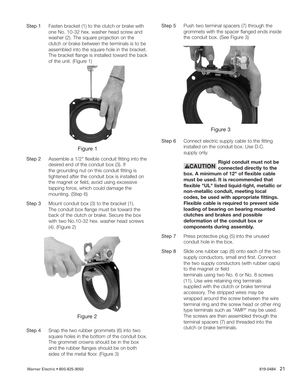 Warner Electric PCBC-500 Clutch_Brake Coupling User Manual | Page 21 / 35