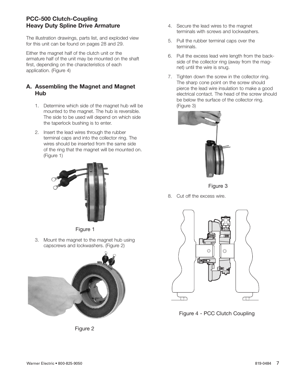 Warner Electric PCBC-500 Clutch_Brake Coupling User Manual | Page 7 / 35