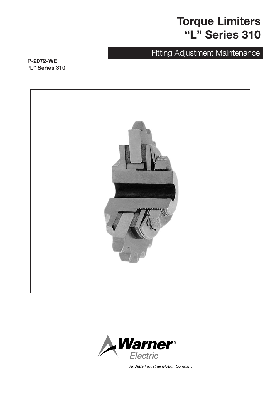 Warner Electric L Series 310 User Manual | 10 pages