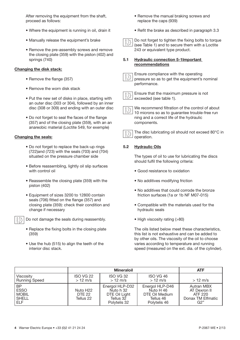 Warner Electric H420 User Manual | Page 4 / 8