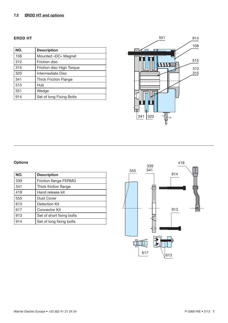 Warner Electric ERD Size 060 to 300 User Manual | Page 15 / 16