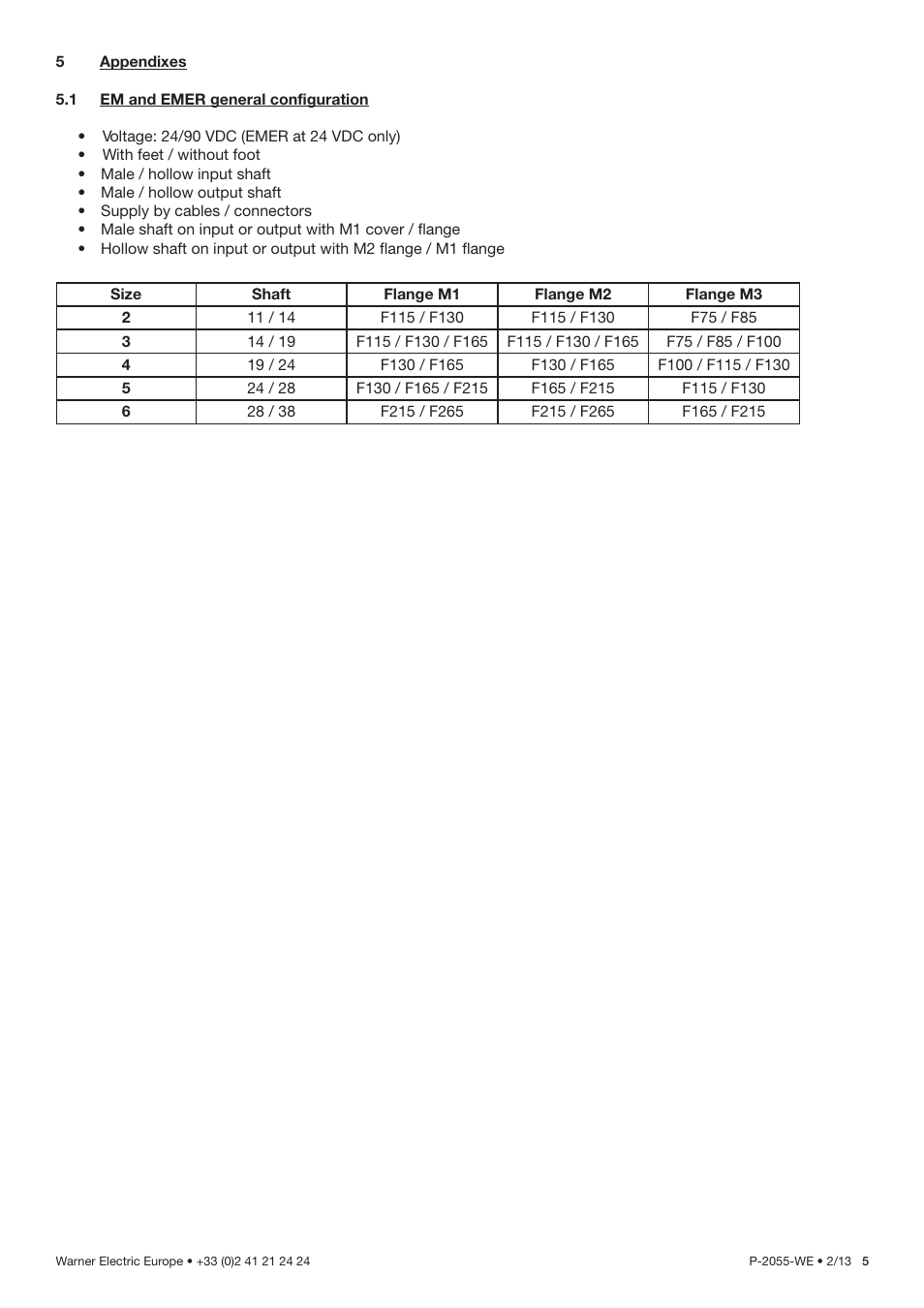 Warner Electric EMER User Manual | Page 5 / 6