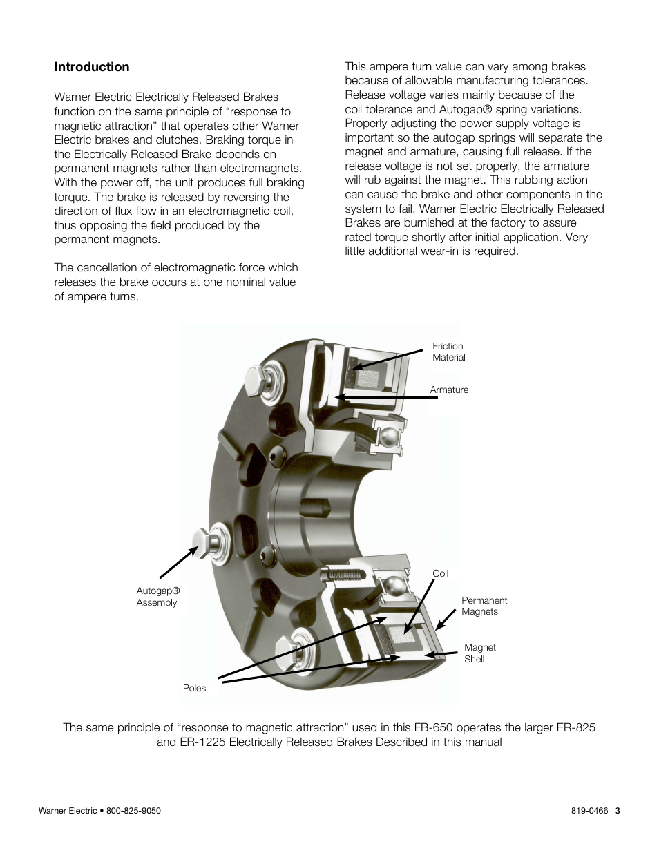 Warner Electric ER-1225 User Manual | Page 3 / 18